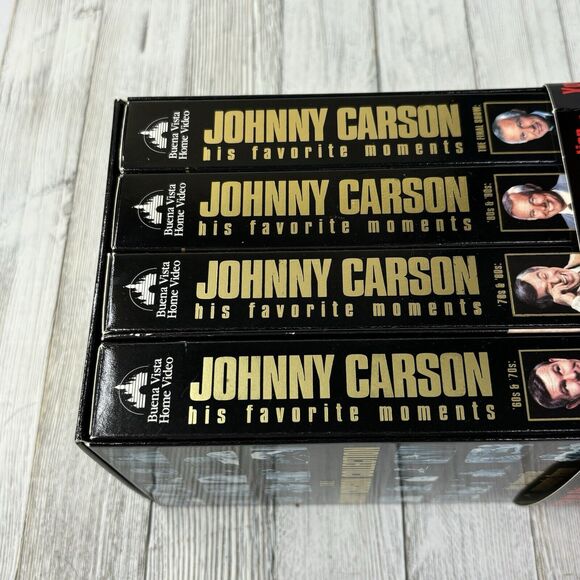 Johnny Carson The Final Show‎ Collection His Favorite Moments (VHS, 4 Tapes) - Picture 6 of 11